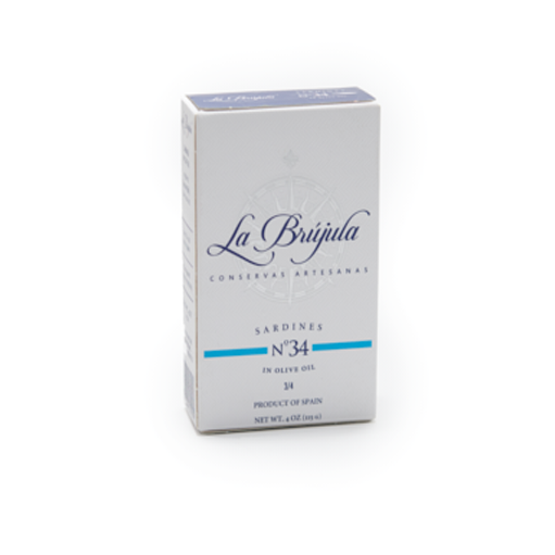 La Brujula Sardines in Olive Oil Seattle Caviar Co.