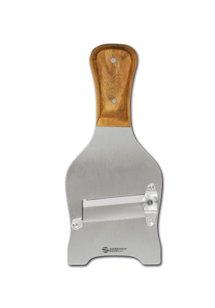 Truffle Slicer In Stainless Steel With Olive Wood Handle, Plain